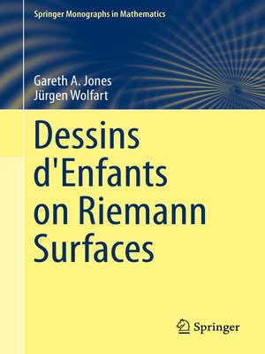 cover image of Dessins d'Enfants on Riemann Surfaces